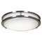 Access Lighting Solero, LED Flush Mount, Brushed Steel Finish, Acrylic Lens Acrylic 20465LEDD-BS/ACR - alternate 1